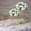 Single Artificial Flower Ball Wreath Topiary Orchid Roses Vine Plants Shop Decor