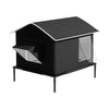 Outdoor Stray Cat House Stray Cat Shelter Nest Weatherproof Cat Door Warm