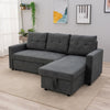 Universal Sofa Bed Corner - Fabric Sofa Bed with Storage & Reversible Chaise