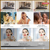 Wall mounted Hollywood Mirror Vanity Make Up Dressing Table Mirror with USB port