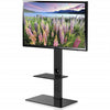 Heavy Duty Floor TV Stand with Mount for 32-65" TVs with 2-Tier Storage Shelves