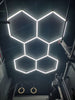 Hexagon 5LED White Lighting Car Detail Retail Garage Workshop Gym Wall Lights