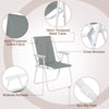 Camping Chair Folding Lightweight Picnic Garden Fishing Patio Chair with Armrest