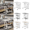 Folding OverBed Table Tray Adjustable Mobility Aid Chair PC Laptop Storage Shelf