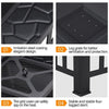 Fire Pits for Garden Square Fire pit For Barbecue,Heating,Cooling Drinks w/Cover