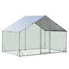 Large Chicken Run Walk In Coop Poultry Cage Galvanized Metal Hen House