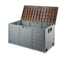 Outdoor Storage Box Garden Patio Plastic Chest Lid Container Multipurpose Deck