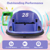 Electric Ride on Bumper Car 12V Electric 360° Spin Car Purple