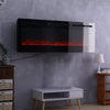 2023 Electric Wall Mounted LED Fireplace 12 Color Wall Inset Into Fire 40 50 60"