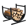 U-Shaped Firewood Log Rack Wood Storage Holder Firewood Storage Rack Fireplace