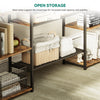 Industrial Book Shelf Bookcase Shelving Unit Display Storage Rack Living Room