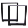 Steel Metal Square Table Legs 35cm 50cm 70cm 80cm Furniture Bench Desk Feet 2Pcs