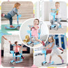 5-in-1 Kid Scooter Child Kick Flashing LED Light 3 Wheels Standing Sitting Gift