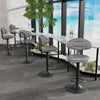 FATIVO Set of 2 Kitchen Bar Stool Double Padded Seat Chair Adjustable Barstools