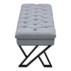 Upholstered Bench Long Dining Chair Bedroom Bed End Stool Side Lounge Footstool