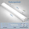 8X 5FT LED Strip Light Batten Tube Light Office Shop Garage Ceiling Lamps 6500K