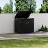 Outdoor Wheelie Bin Storage MetalStore Cover Garden Rubbish Dustbin Shed Storage
