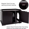 Wooden Cat Litter Box Enclosure Storage Bench Hidden Pet Cat Washroom Trays Sale