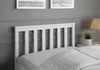 White 3FT Single Bed Frame – Solid Pine Wood, Shaker Style, Bedroom Furniture