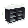 Portable Camping Kitchen Table Picnic Folding Cupboard Party Outdoor Garden BBQ