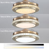 42" Ceiling Fan Light 6 Speed 3 Blades 3 Color Changing Chandelier Lamp w/Remote