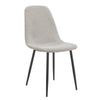 Dusk Sophia Taupe Boucle & Black Metal Set of 4 Dining Chairs RRP £248