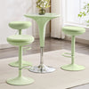 Set of 2 Bar Stool Height Adjustable 360° Swivel Perching Stool for Kitchen
