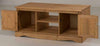 Chunky Rustic Large TV Stand Media Storage Plasma Wooden Cabinet Solid Furniture