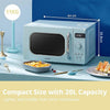COMFEE Microwave Oven Digital 20 L 800W Defrost 8 Programmes Freestanding Green