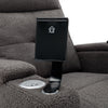 Electric Recliner Chair Sofa TV Armchair with Cup Holder, LED, Bluetooth Speaker