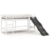' Loft Bed without White 90x200 Solid Wood Pine G4F9