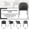 2pcs Grey Velvet Upholstered Dining Chairs Accent Chair Lounge Office Metal legs