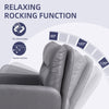 Ralex-chair Adjustable Home Office Chair, Modern Mid Back Desk Chair, Grey