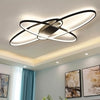 Modern Oval Planet Chandelier Light LED Ceiling Lights Dining Living Room Decor