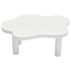 Cloud Coffee Table White Coffee Table for Living Room Irregular Indoor Tea Table