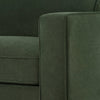 Dusk Soho Dark Olive Matte Velvet 3 Seater Sofa RRP £665