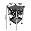 Tennis Ball Basket Cart Portable Ball Holder for Coaches Schools Picking