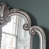 Mirror Large Full Length Wall Archtop Antique Vintage Silver Leaner 184 x 104cm