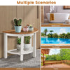 Semicircular Shower Bench 2-Tier Bath Bench Seat Bathroom Inside Shower Stool