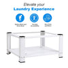 Washing Machine Pedestal Stand Holder Raiser with Storage Shelf For Tumble Dryer