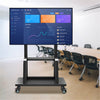 Heavy Duty Mobile TV Floor Stand Cart with Shelf Mount for 32"-80" LED LCD