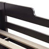 Kids Wooden Cabin Bed Mid Sleeper Bed Frame Storage Bed with Drawers and Shelves