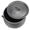 Potjie Pot Outdoor Camping Fire Cooking Dutch Oven Cast Iron Cooker W/ Handle 8L