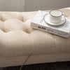 Chenille Tufted Button Footstool Hallway Shoe Bench Bed End Chair Window Seat
