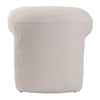 Door-shape Footstool Footrest Upholstery Stool Pouffe Padded Oval Seat Kid Chair