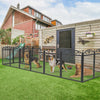 Heavy Dog Playpen Pet Puppy Cage Exercise Camping Fence Wire Mesh Whelping Pen
