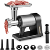Electric Meat Grinder 2000W Mincer Sausage Kibbe Reverse Function Black Silver