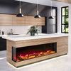 Electric Fireplace Panoramic Media Fire 40-70in Standing Insert LED Fireplace