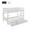 3ft Single Bed frame Wooden Bunk Beds with Storage White Wood Kids Childrens Bed