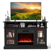 Electric Fireplace TV Stand Rustic Media Entertainment Center-Black